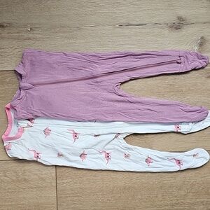 0-3M Kyte Baby Zippered Footie Bundle In Pink